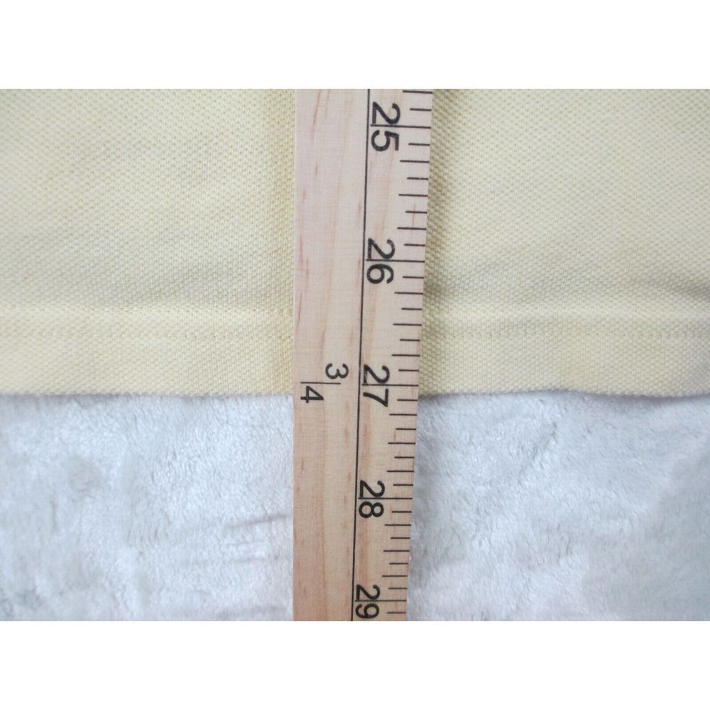 J Crew Polo‎ Shirt Mens Extra Large Yellow Blue Cotton Preppy Casual - Picture 7 of 8